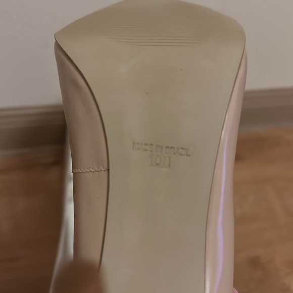 Blush closed toe Steve Madden heels size 10 - Picture 4 of 5